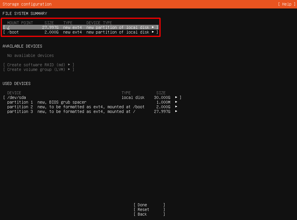 tier2 우분투 설치 가이드 스토리지 설정 3 화면 이미지.PNG