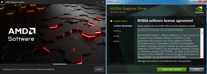 AMD iGPU driver screen